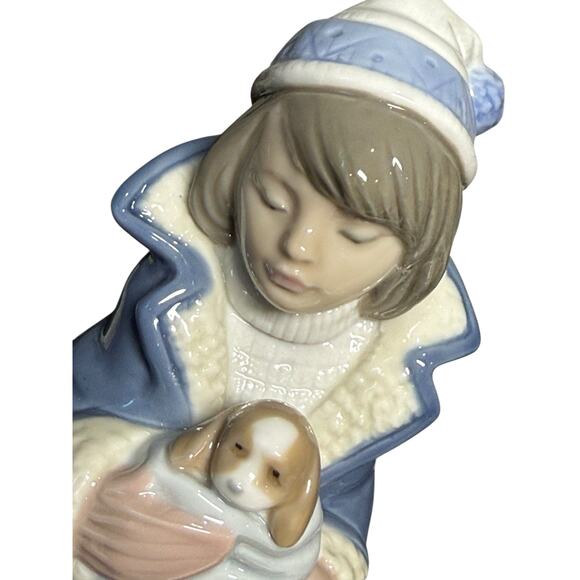 LLADRO‎ Friday’s Child Figurine Retired #6019 Boy Puppies Dogs 1993 Nino Viernes - Picture 12 of 16